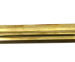 Règle de marine en laiton en coffret boi