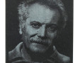 GEORGES BRASSENS - Plaque en marbre noir