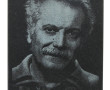 GEORGES BRASSENS - Plaque en marbre noir