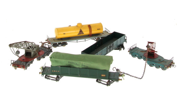 LR (Louis Roussy) - Lot de 5 wagons don