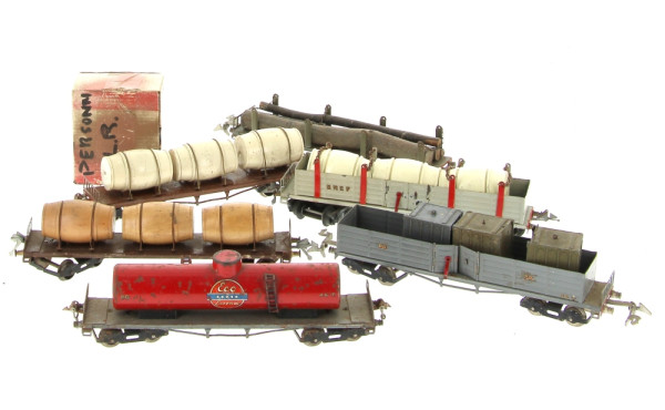LR (Louis Roussy) - Lot de 6 wagons dont
