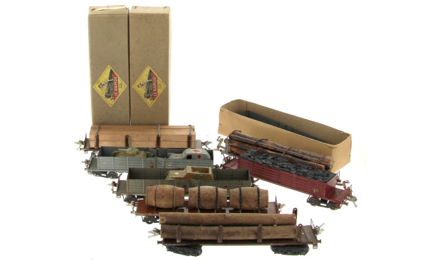 LR (Louis Roussy) - Lot de 7 wagons dont