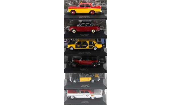 TAXIS - 6 voitures 1:43 sous emboitages
