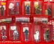 POMPIERS - 15 figurines en plomb peint é
