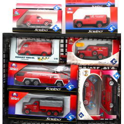 POMPIERS - 8 véhicules 1:43 sous blister