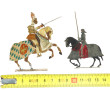 Plats d'Etain - 10 cavaliers en armure d