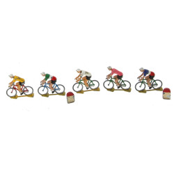 Lot de 5 cyclistes du Tour de France en 