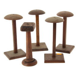 5 porte chapeaux en bois
