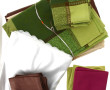 Linge de table moderne comprenant 4 napp