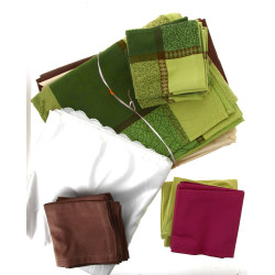 Linge de table moderne comprenant 4 napp