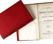 Lot de 4 ouvrages XIXème reliés rouge et