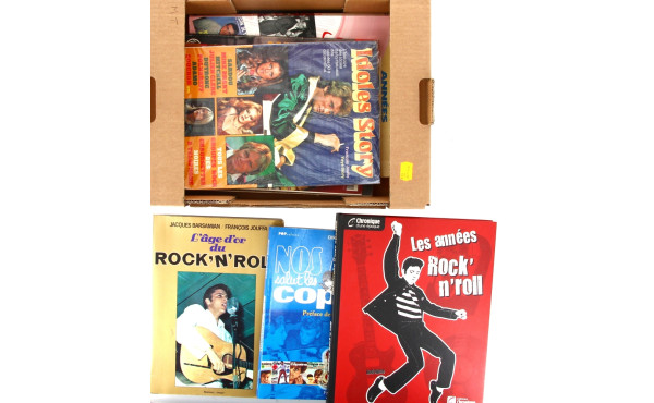 Lot de 8 livres et revues sur la musique