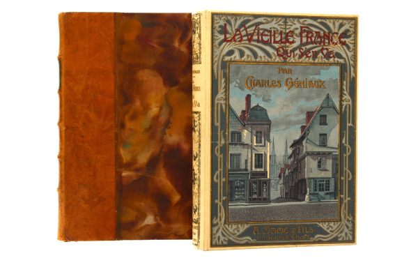 Lot de 2 livres anciens reliés : 1) Maur
