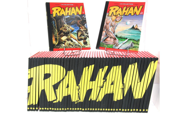 RAHAN - 47 tomes reliés dos toilés éd. H