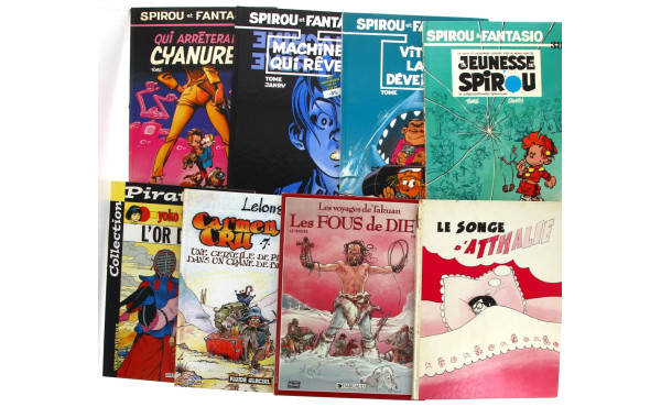 Lot de 24 BD diverses