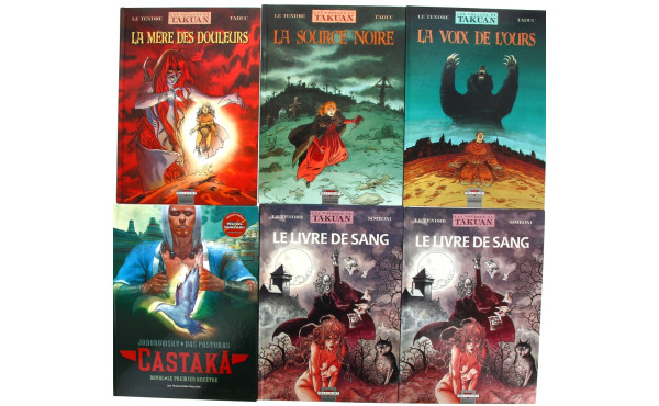 Lot de 14 BD rigides: - 3 tomes "Passag