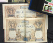 Lot de billets dont 2 billets de 1000 fr