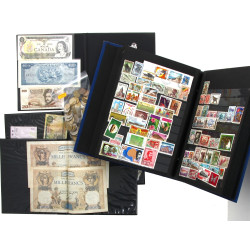 Lot de billets dont 2 billets de 1000 fr