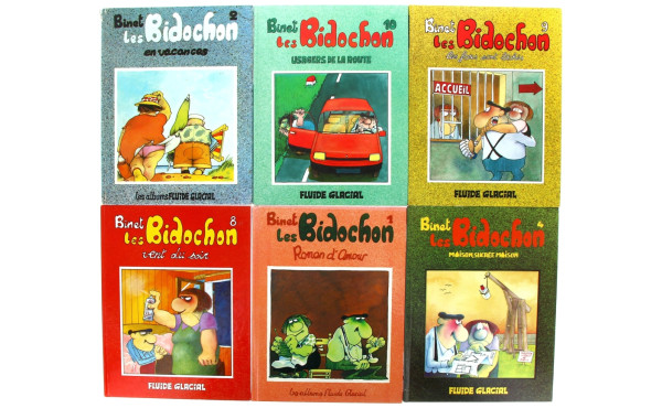 BINET - 14 tomes "Les Bidochons" + 3 to