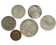 Lot de pièces en argent dont une pièce m