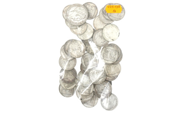 France, pièces en argent : Lot de 40 piè