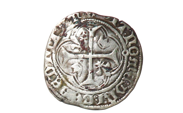 CHARLES VII (1422-1461) - Blanc à la cou
