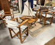 Ensemble de 4 fauteuils pliants style ma