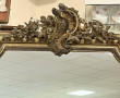 Miroir en bois et stuc doré H. 152 x 94 