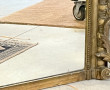 Miroir en bois et stuc doré H. 152 x 94 