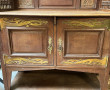 Buffet Art Nouveau en chataigner décoré 