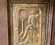 Buffet Art Nouveau en chataigner décoré 
