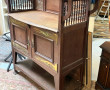 Buffet Art Nouveau en chataigner décoré 