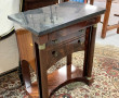Console de style Empire en acajou et pla