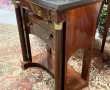 Console de style Empire en acajou et pla