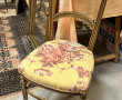 Chaise de style Louis XVI en bois doré