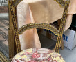 Chaise de style Louis XVI en bois doré