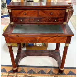 Bureau à gradin de style Empire en acajo