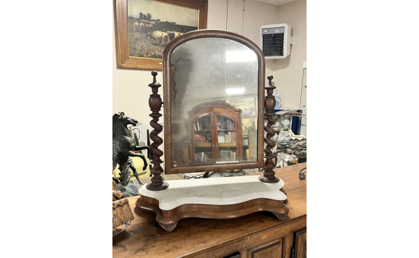 Miroir en psyché à poser en placage d'ac