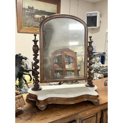 Miroir en psyché à poser en placage d'ac