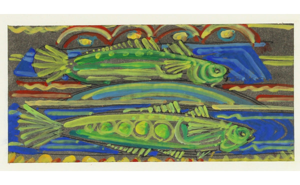 BILL (Daniel MAZE, Xxème) "Deux poissons