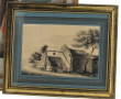 Ecole XIXème - Lot de 5 encadrements : u