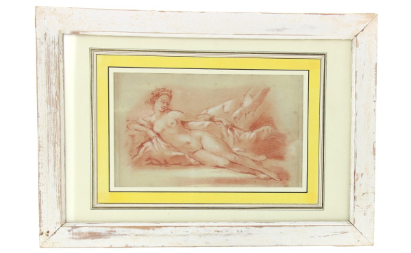 "Nus féminins", deux sanguines encadrées