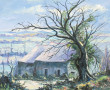 Maurice BERNARD (1927-2005) "La ferme du