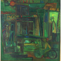 Jean-Paul HUFTIER (1944-2019) "Café Mode