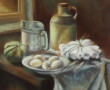 Michèle LOUET (Xxème) "Nature morte aux 