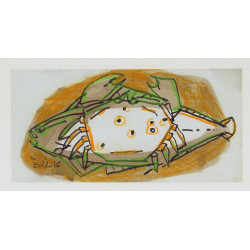 BILL (Daniel MAZE, Xxème) "Crabe et pois
