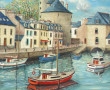 Gabriel CARADEC (1920-2004) "Pont-l'Abbé