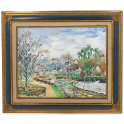 Georges CIVEL (1919-?) "Pont-Aven, le pe