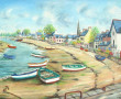 Gabriel CARADEC (1920-2004) "L'ïle-Tudy"