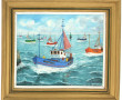 Gabriel CARADEC (1920-2004) "Retour de p